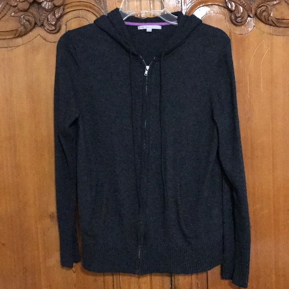 GAP Tops - Gap Wool Blend Full Zip Hooded Sweater